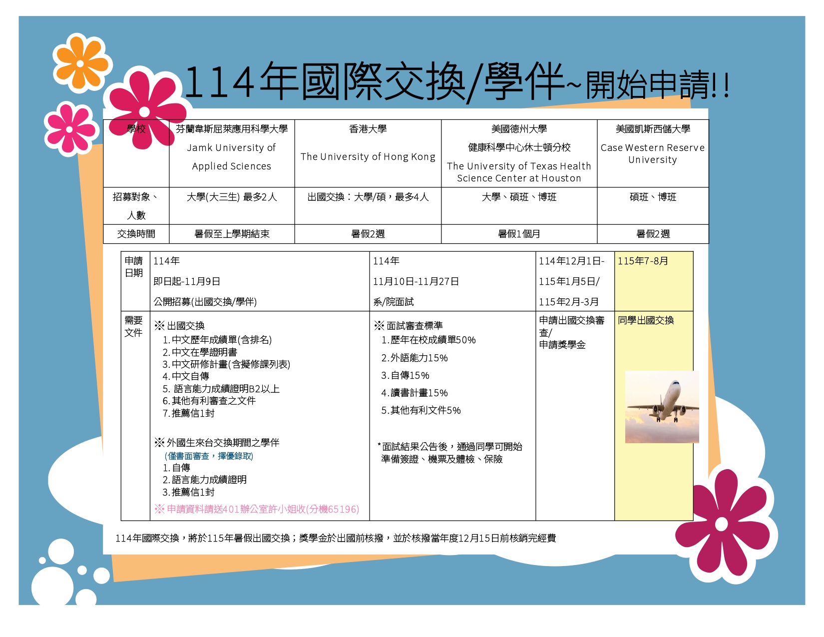114-115年度國際交換